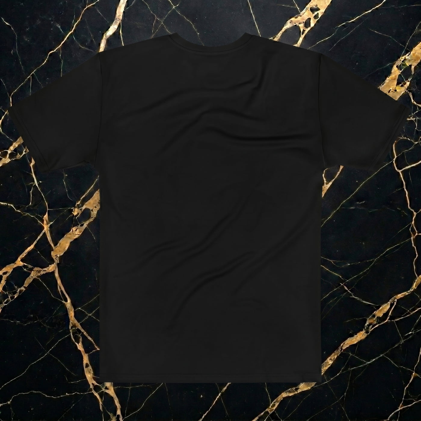 Reverse product shot of NGU Vanguard shirt, showing 160gsm technical matte-weave and shoulder seam integrity.