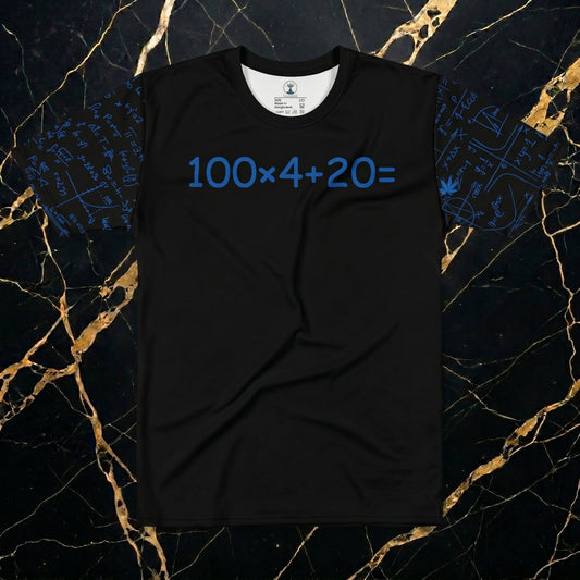 45-degree angled product shot of NGU Vanguard tee to show 3D garment structure and 160gsm fabric density.