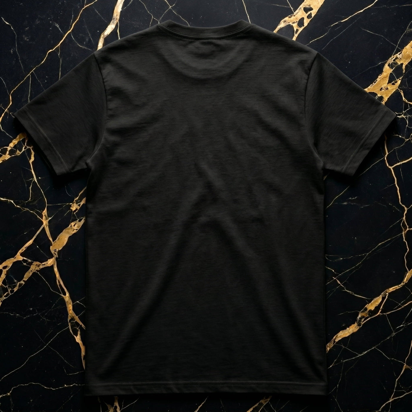 Front view of heather grey NGU The Muse heavyweight t-shir