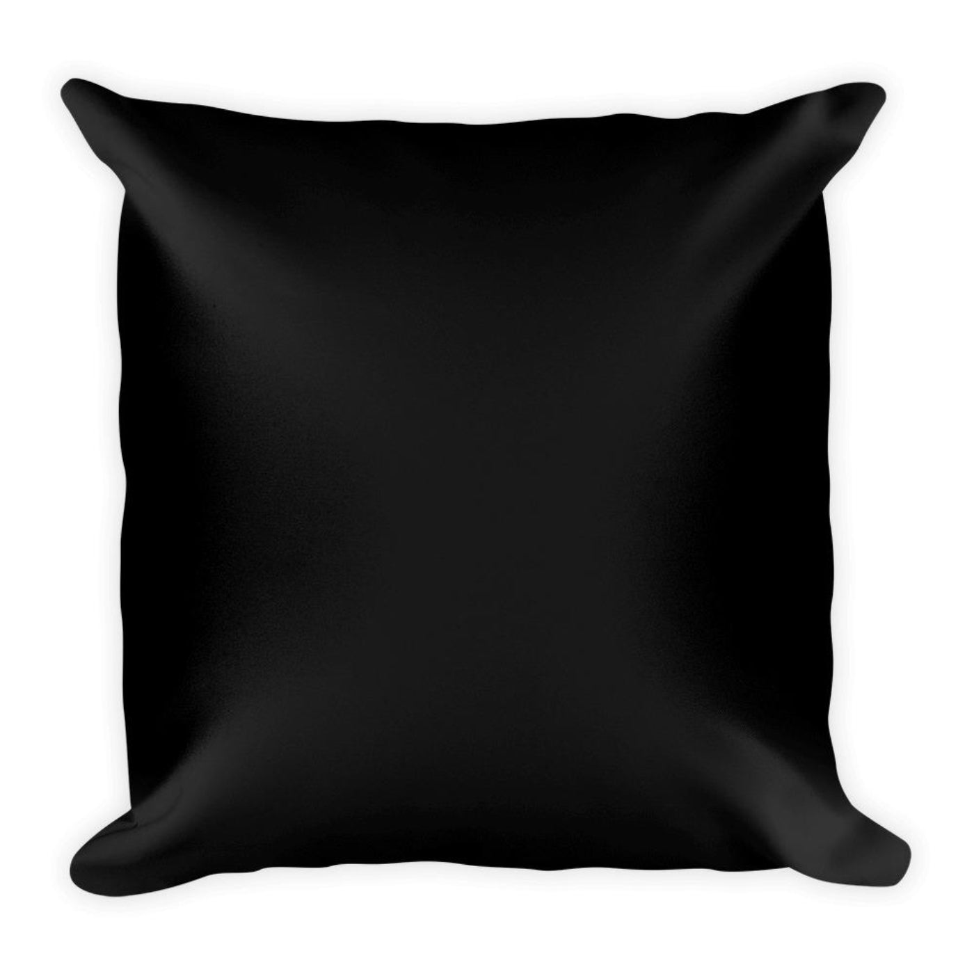 The reverse side of the NGU Architect pillow showing the solid, high-density 275gsm black matte-weave canvas and hidden zipper profile